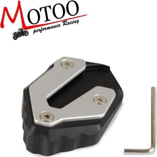 Side Stand Pad Plate Kickstand Enlarger Support Extension for XSR900 FZ-09 MT09 FZ09 2014-2019 Not for MT09 Tracer