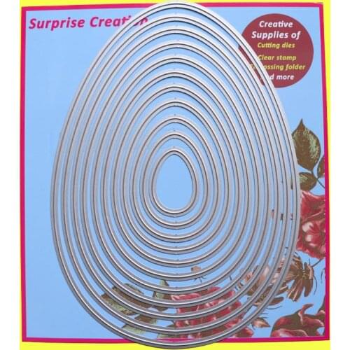 Large Cutting Dies A5 Plain Eggs Scrapbook Cardmaking Paper Craft DIY Metal Stencil Surprise Creation