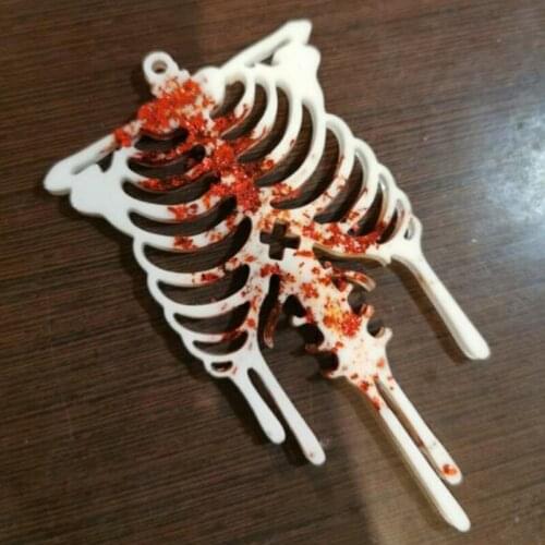 Keychain Epoxy Resin Mold DIY Crafts Jewelry Necklace Casting Tool Skull Pendant Silicone Mould M2EA