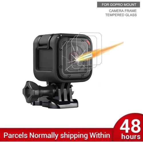 Frame Case for GoPro Hero 5 4 Session Tempered Glass Lens Protector for Go Pro Session 4 5 Hero Camera Go Pro Accessories