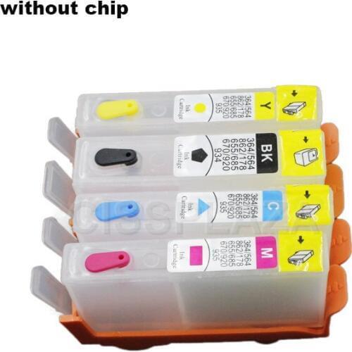 CISSPLAZA Empty Refillable ink Cartridge compatible for HP655 6000 600A 6500 7000 7000A 7500 7500A for deskjet 3525 4615