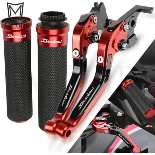 For Honda VT 750S 750RS 750C Ace VT 750 S RS C Ace Motorcycle Accessories CNC Brake Clutch Levers Handlebar Hand Grips Set