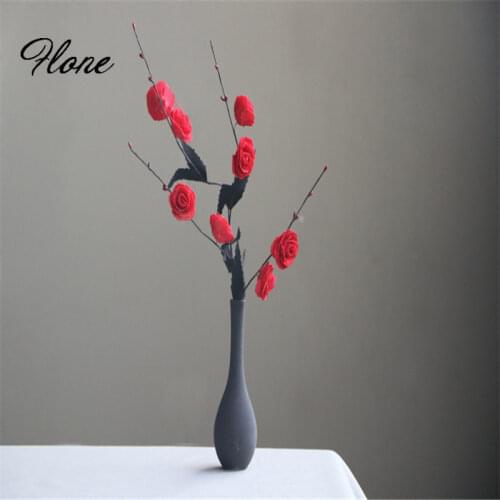 Flone Artificial Winter Jasmine Flowers Bouquet Fake Silk Flower Branch Wedding Party Living Room Home Decor Arrangement Art