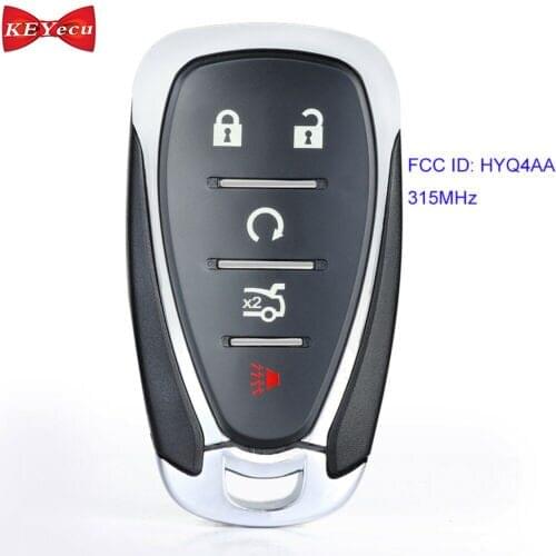 KEYECU for Chevrolet Cruze 2016 2017 Sonic 2017 2018 2019 Equinox 2018 2019 Remote Key Fob HYQ4AA 315MHz