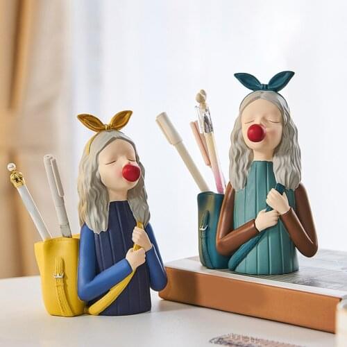 Creative Pen Pencil Holder Pot Container Desk Organizer Accessories Office