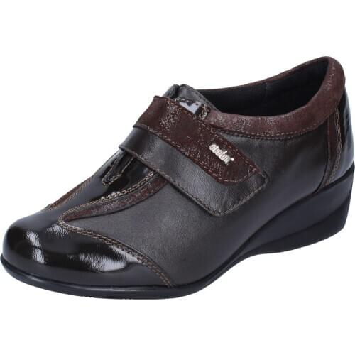 ADRIANA NISTA Sneakers womens brown leather