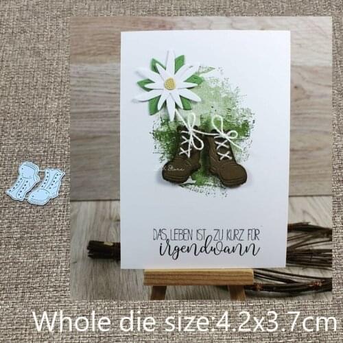 XLDesign Craft Metal stencil mold Cutting Dies shoes decoration scrapbook die cuts Album Paper Card Craft Embossing