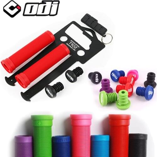 ODI MTB bicycle Handlebar grip soft silicone Anti-skid bar Grip cover shock Absorption Road Folding Blance bike Accessories