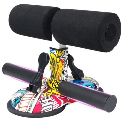 Sit Up Bar Portable Adjustable Self-suction Sit-ups Assistant Device for Men and Women Exercise Equipment
