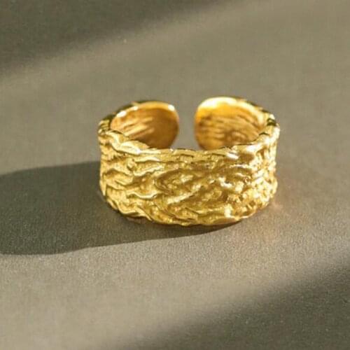 Prevent Allergy Silver Plated Wedding Rings New Creative Geometric Handmade Anillo Accessories Jewelry Gifts