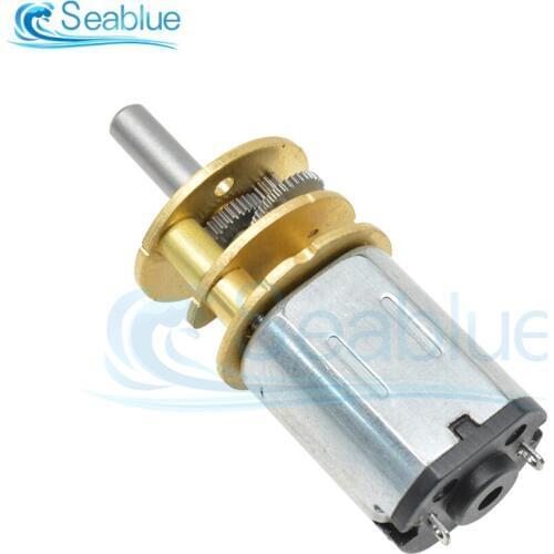 GA13-N20 Micro Speed Gear Motor Reduce Gear Motors Metal Gearbox DC 3V 6V 12V 15 30 50 60 100 150 200 300 400 600 1000RPM
