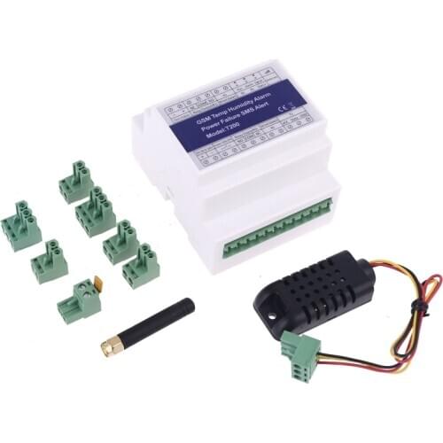 GSM 3G 4G Temperature Humidity Power Status Monitoring Relay T200 SMS Alarm Drop Shipping