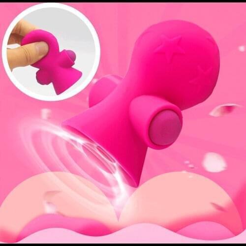 Silicone Nipple Sucker Vibrating Bullet Nipple Pump Vibrator Suction Cup Breast Massager Clitoris Stimulator Sex Toys for Woman