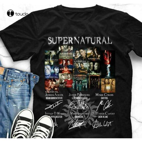 Supernatural 15 Years Of Anniversary Thank You T-Shirt MenS Size S-3Xl Tee Shirt
