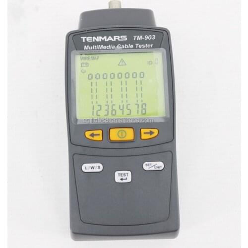 Tenmars Multimedia LAN cable Tester TM-903 TM903 Handheld Network Cable Tester of RJ-45