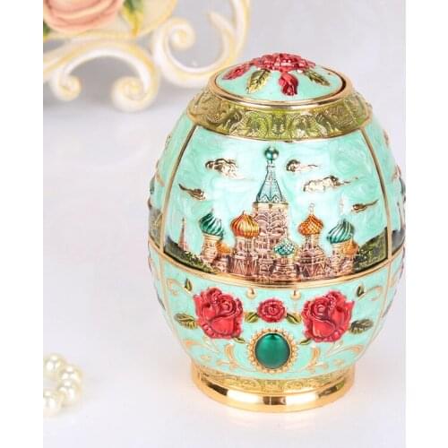 NEWYEARNEW Toothpick Box Creative European Barrel Russian Automatic Portable Retro Dining Table Tin