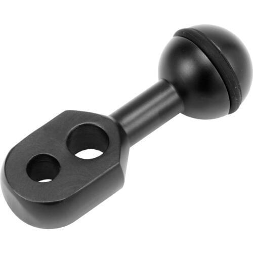 1" 1 inch Ball to YS Head Clip Arm for Gopro Action Video Camera Light Diving Ball Head Butterfly Clip Adapter Mount Accessories