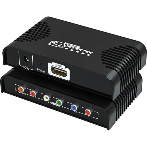 1080P HDMI to component converter HDMI to Ypbpr RGB converter cable adapter with Digital coaxial audio out for PS4 Apple TV