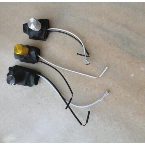 2 Way 220V 1A/3A Gold/Silver/black Tone Table Lamp Full Range Dimmer Rotary Switch