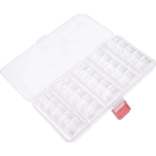 25 Portable Bottles Small Plastic Empty Makeup Jar Pot Cosmetic Container