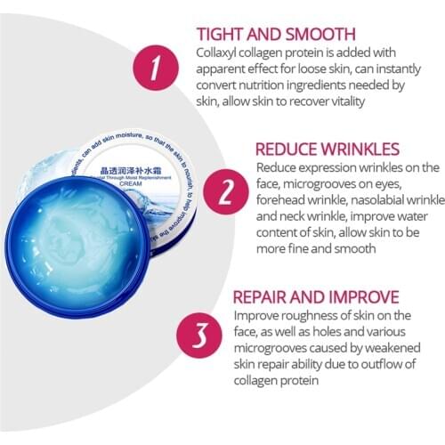 38g Pure Hyaluronic Acid Freckles Whitening Face Serum Moisturizing Anti-wrinkle Aging Facial Cream Skin Care acido hialuronico