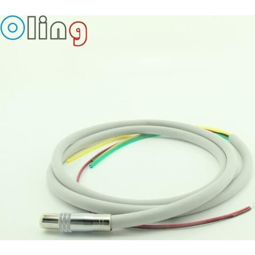 5PCS Dental 6 Holes Silicone Fiber Optic Tubing Hose For 6 Holes High Speed Handpiece Tube Pipe With Connector Free Ship SL1127