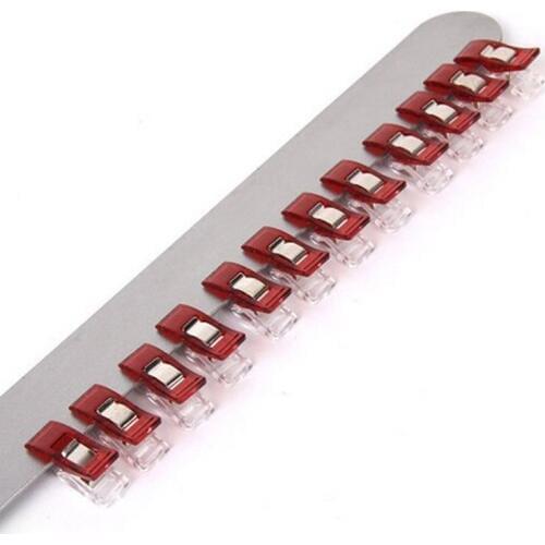 50pcs/ Pack Sewing Clip Craft Quilt Binding Plastic File Clips Clamps Garment Clips Sewing Accessories