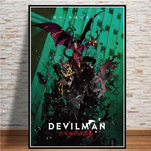 5D Diamond Painting Japan Anime Devilman Crybaby Full Drill Square/Round Cross Stitch Rhinestone Mosaic Embroidery Home Decor