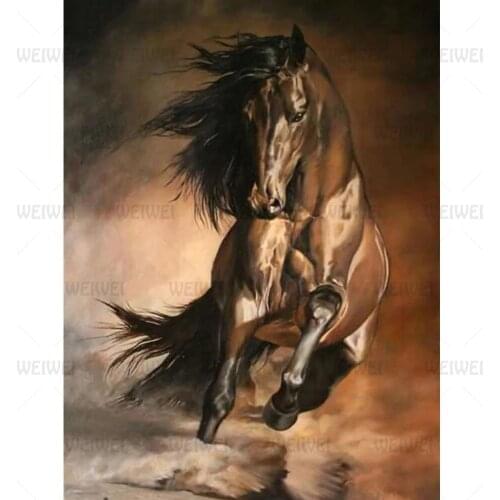 Horse Diamond Embroidery Sale Animals 5D Diamond Painting Full Square Rhinestone Pictures Cross Stitch Decor Gift