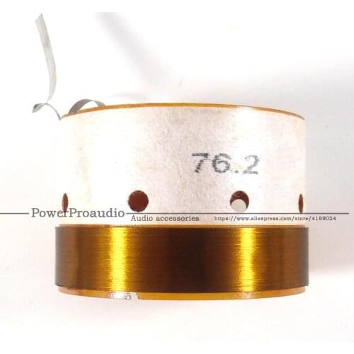 Aluminum Flat wire 76.2 Core Bass Voice Coil 76.2mm Subwoofer 8Ohm Speaker Accessories DIY flat wire