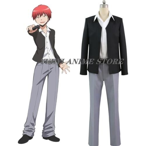 Anime Assassination Classroom Cosplay Akabane Karma cosplay Costume