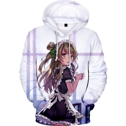 Anime LoveLive! Kotori Minami μs 3D Fashion Fall Winer Suit Hoodies Sportswear Women/Men The Hooded Kawaii Y2K Girl coat