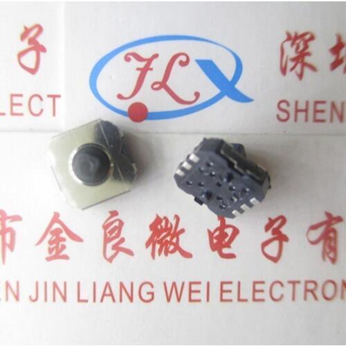 Free shipping 10PCS/LOTS SKRHABE010 SMD five tact switch button to switch press the joystick in multi 7*7*5