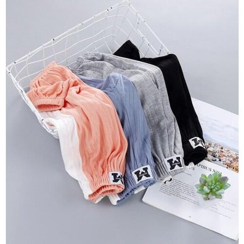 7 8 9 10 Years Old Girls Anti-mosquito Pants Kids Clothes Summer Soft Thin Boys Trousers Trendy Casual Kids Harem Pants