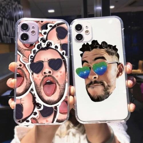 Zororong Bad Bunny Stikers Phone Case For iPhone 12 Mini 11 Pro XS Max X XR 7 8 Plus