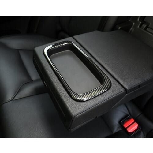 Fir For Volvo 18-20 XC60 rear armrest box water cup decorative frame decorative Sequin sticker interior upgrade and modification