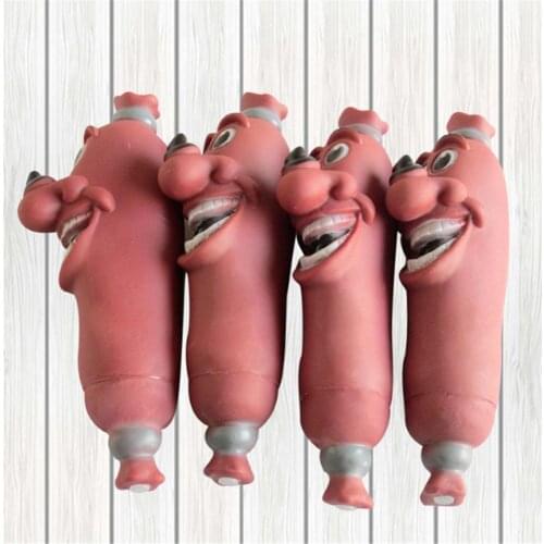 Toy Rubber Simulation Dog Chew Toy Pet Training Product Puppy Resistance French Bulldog Bark Cleaning Teeth Cute Pet Dog Pig