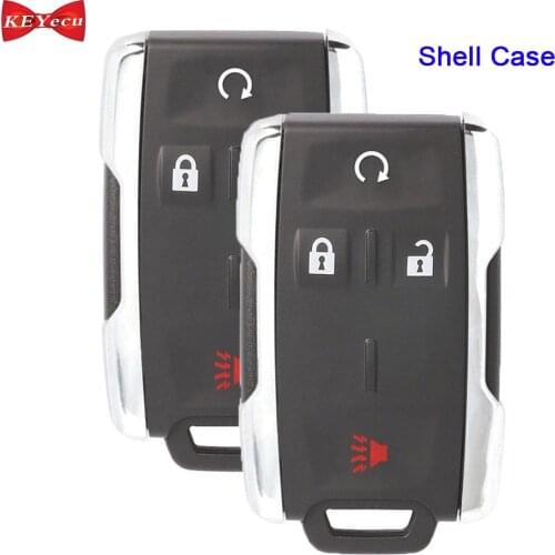 KEYECU 2x for Chevrolet Colorado Silverado 1500 2500 Suburban Tahoe for GMC Canyon Sierra Remote Shell Case Fob M3N-32337100