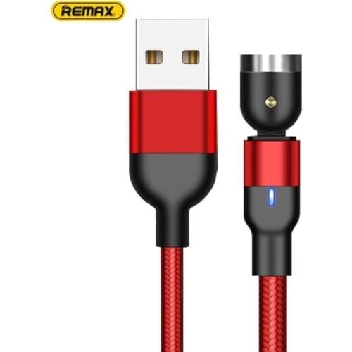 Magnetic Fast Charging Micro USB Type C Cable Supporting 3A Fast Charging 360 Degree Rotatable Data Cable For Android Phone