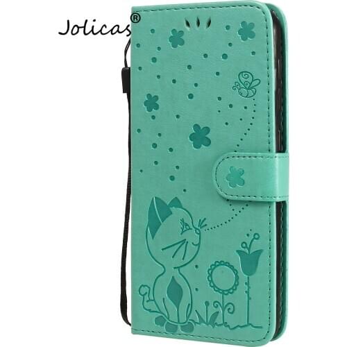 Marble Cases For Samsung A11 US Telofon Red PU Leather Flip Phone Shell Cover Galaxy telefoon Eurasian version A10 A10S A10E