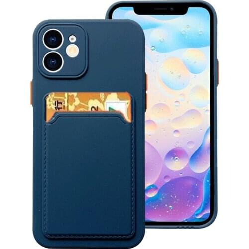 Soft Silicone Shockproof Frosting Phone Case For Huawei P40 Pro Case P 40 Pro Plus Card Slots Wallet Case For Huawei P40 Pro