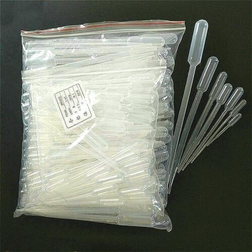 100pcs Plastic Resin Jewelry Tools Disposable Transfer Pipettes Clear For Silicone Mold UV Epoxy Resin Craft Jewelry Making
