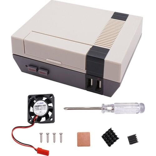 Repair shell For NESPI CASE Retroflag Case With Cooling Fan Designed For Raspberry Pi 3 / 2 / B