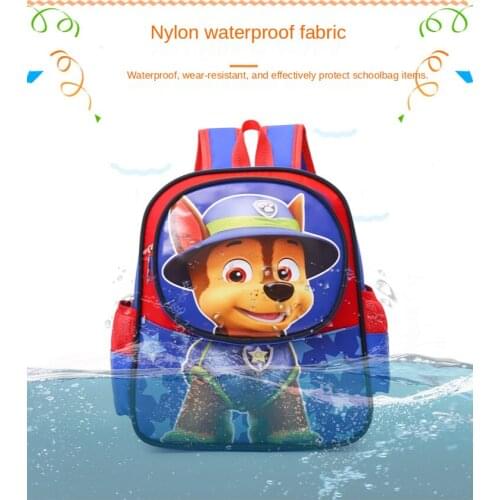 New Paw Patrol Cartoon Bag Anime Children Backpack Skye Everest Marshall Chase Boys Girls Pat Patrouille Birthday Toy Gifts