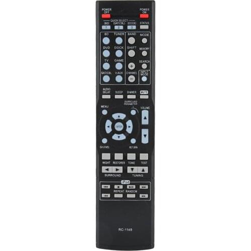ABS Durable Wear Resistant Black Controller Remote Control Replacement Accessory for DENON RC-1149