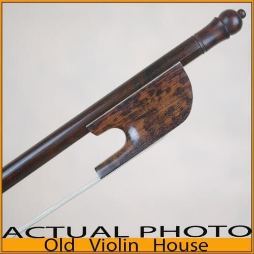 Traditional Baroque Snakewood Violin Bow with a slim bow tip (4/4) ,Free shipping! Good balance of strength and flexibility