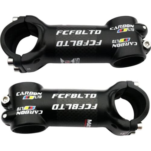 Stem bike Bicycle Handlebar Stem Aluminum Package Carbon Stems Stand Road/Mtb Bike Stem Ultralight 3K matte cycling bike parts