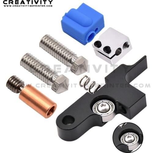 Artillery Sidewinder X1 Titan Extruder Parts Titan Extruder Idler Arm Bimetal pipe For 1.75mm Upgrade Package T-volcano Nozzle