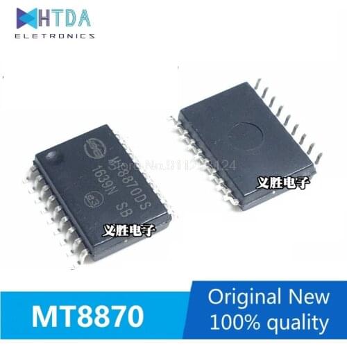 10 pçs/lote MT8870DS MT8870 8870DS SOP-18