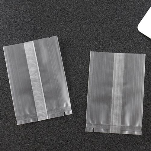 300pcs- 7*10/9*11.5/10*13.5/11*15/12*16cm Open Top Transparence Heat Seal Frost Matte Plastic Pouch Cake Biscuit Packaging bag